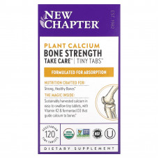New Chapter, Plant Calcium, Bone Strength Take Care, 120 вегетарианских крошечных таблеток
