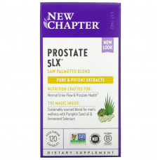 New Chapter, Prostate 5LX, 120 вегетарианских капсул