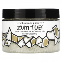 ZUM, Zum Tub, морские соли с английской солью, ладан и мирра, 340 г (12 унций)