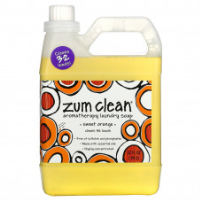 ZUM, Zum Clean, ароматерапевтическое мыло для стирки, сладкий апельсин, 0,94 л (32 жидких унции)