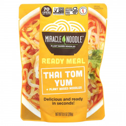 Miracle Noodle, Готовая еда, тайский том ям, 280 г (9,9 унции)