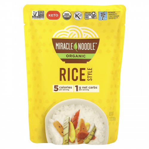 Miracle Noodle, Рисовый, 200 г (7 унций)