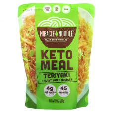 Miracle Noodle, Keto Meal, терияки и лапша на растительной основе, 261 г (9,2 унции)