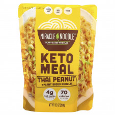 Miracle Noodle, Keto Meal, тайский арахис и лапша на растительной основе, 260 г (9,2 унции)