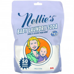 Nellie's, сода для стирки детских вещей, 50 загрузок, 726 г (1,6 фунта)