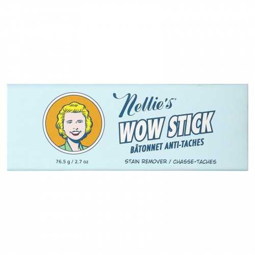 Nellie's, Wow Stick, пятновыводитель, 76,5 г (2,7 унции)