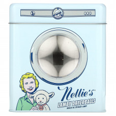 Nellie's, Сушильные шарики из овечьей шерсти, упаковка из 4 штук