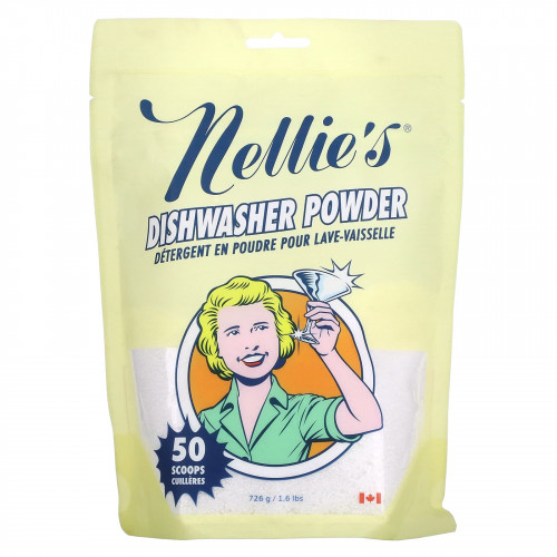 Nellie's, Порошок для посудомоечных машин 726 г (1,6 фунта)