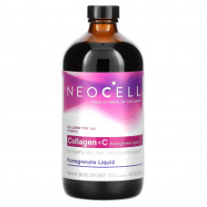 NeoCell, коллаген с витамином C, гранатовый сироп, 4 г, 473 мл (16 жидк. унций)