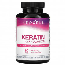 NeoCell, средство с кератином для придания объема волосам, 60 капсул