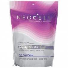 NeoCell, Collagen Beauty, фруктовый пунш, 1 г, 60 жевательных таблеток