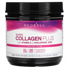 NeoCell, Super Collagen Plus с витамином C и гиалуроновой кислотой, 390 г (13,7 унции)
