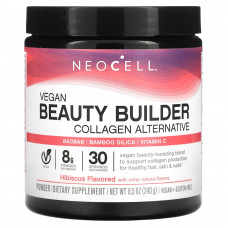 NeoCell, Vegan Beauty Builder, альтернативный коллаген, порошок из гибискуса, 240 г (8,5 унции)