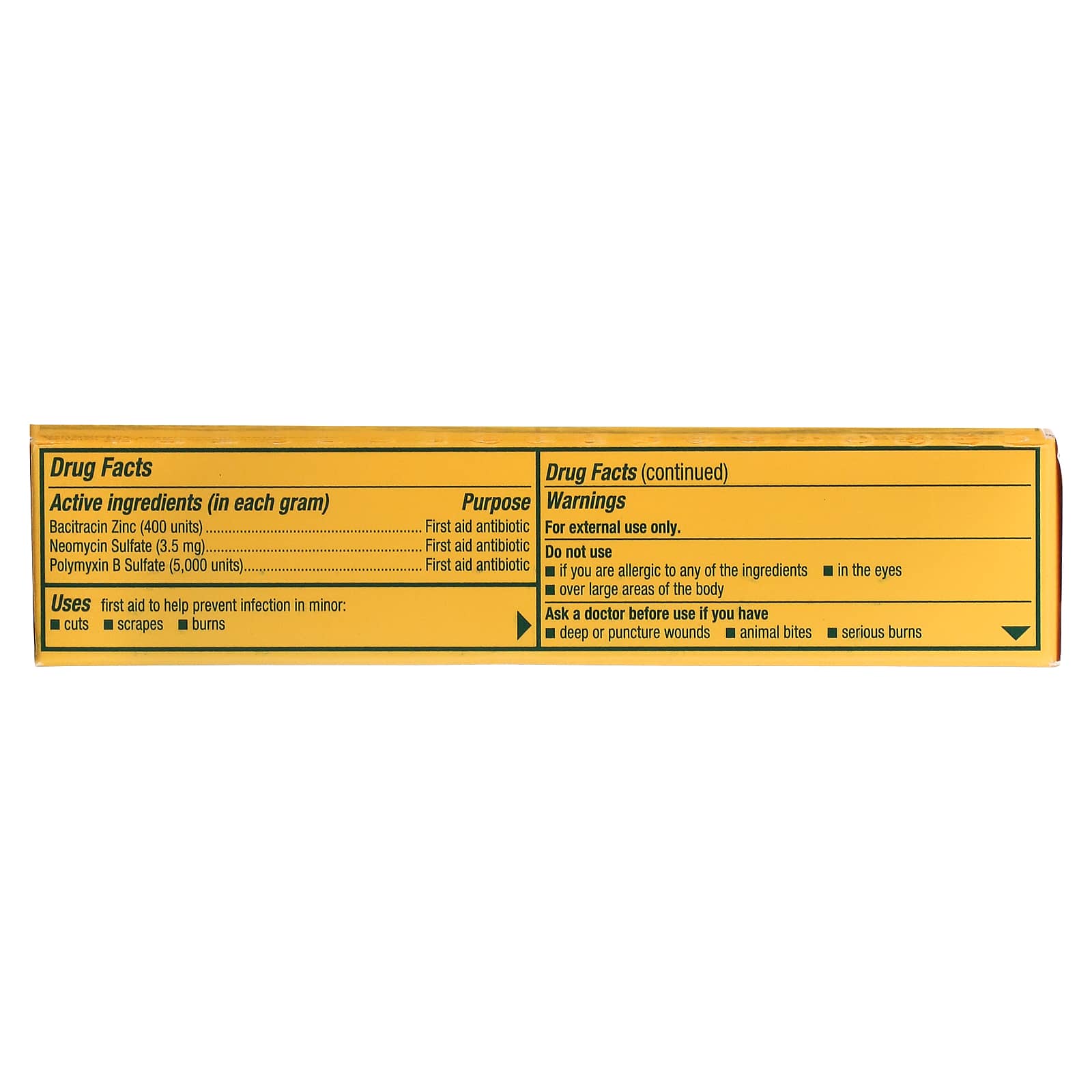 Neosporin, оригинальная мазь с антибиотиком тройного действия, 28,3 г (1 унция)