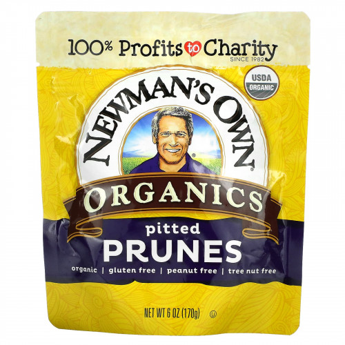 Newman's Own Organics, Органический чернослив без косточек, 170 г (6 унций)