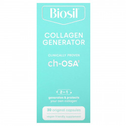 BioSil, Collagen Generator, средство для стимулирования производства коллагена, 30 оригинальных капсул