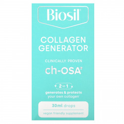 BioSil, Collagen Generator, средство для стимулирования производства коллагена, 30 мл, капли
