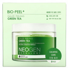 Neogen, Bio-Peel + зеленый чай с марлевым пилингом, 8 подушечек, по 9,5 мл (0,32 жидк. Унции)