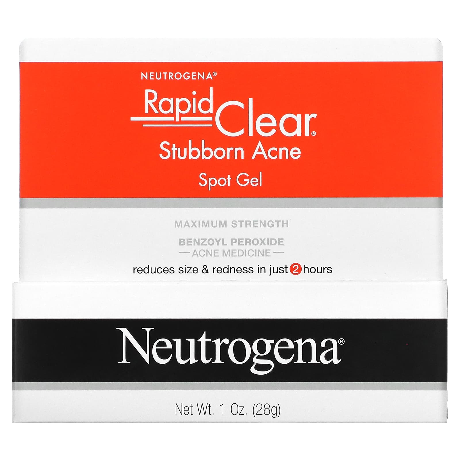 Neutrogena, Rapid Clear, гель от прыщей, максимальная сила, 28 г (1 унция)