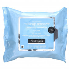 Neutrogena, Салфетки для снятия макияжа ультра мягкие очищающие салфетки, 25 компостируемых салфеток на растительной основе