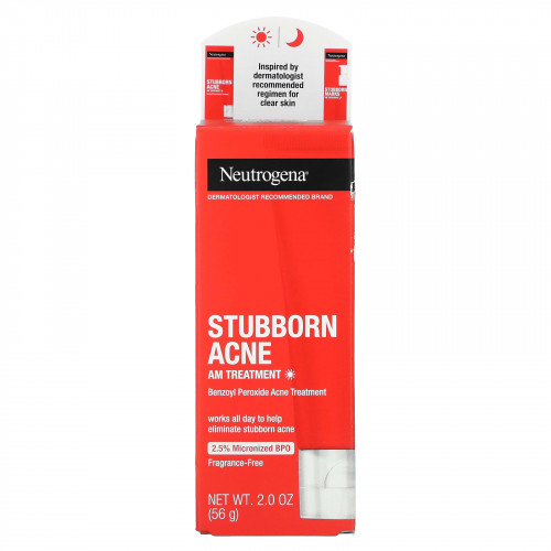 Neutrogena, средство для лечения стойких акне, для утреннего применения, 56 г (2 унции)
