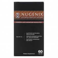 Nugenix, Estro-Regulator, мощный модулятор антиароматазы, 60 капсул