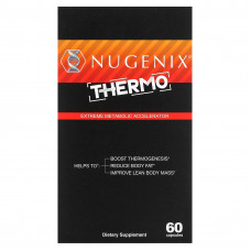 Nugenix, Thermo, экстремальный ускоритель метаболизма, 60 капсул