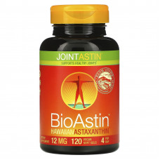 Nutrex Hawaii, JointAstin, биоастин, гавайский астаксантин, 120 веганских мягких таблеток