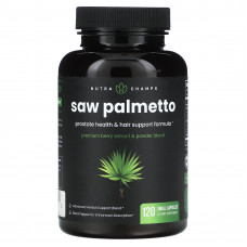 NutraChamps, Saw Palmetto, 120 маленьких капсул