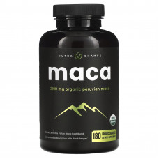 NutraChamps, Maca, 700 mg, 180 Organic Capsules