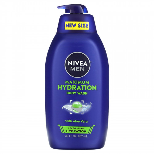 Nivea, Для мужчин, гель-гель для душа с алоэ вера, 887 мл (30 жидк. Унций)