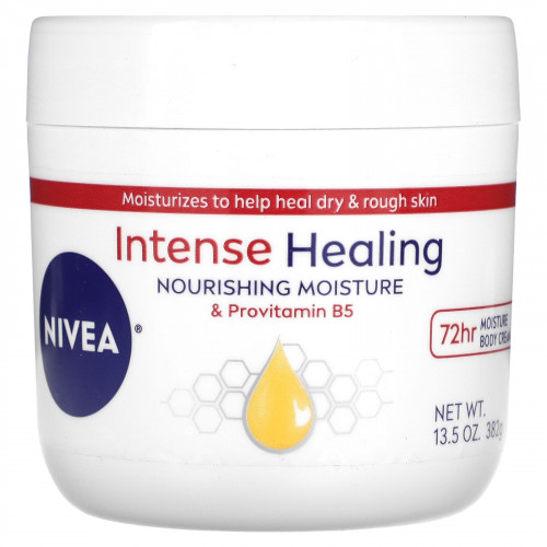 Nivea, Intense Healing, питательное увлажнение и провитамин B5, 382 г (13,5 унции)