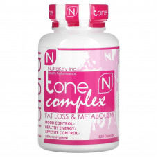 Nutrakey, Tone Complex, для снижения веса и метаболизма, 120 капсул