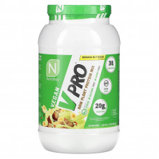 Nutrakey, V Pro, смесь необработанных растительных белков, банановый и ореховый хлеб, 810 г (1,78 фунта)