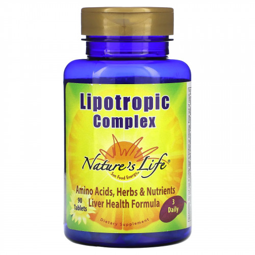 Nature's Life, Lipotropic Complex, 90 таблеток