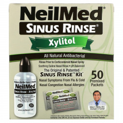 NeilMed, Sinus Rinse, ксилитол, набор для промывания носовых пазух, 2 предмета