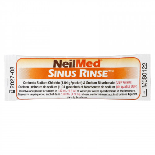 NeilMed, Для детей, средство для полоскания носовых пазух, от 2 лет, 120 пакетиков с готовой смесью, по 1,04 г (0,037 унции)