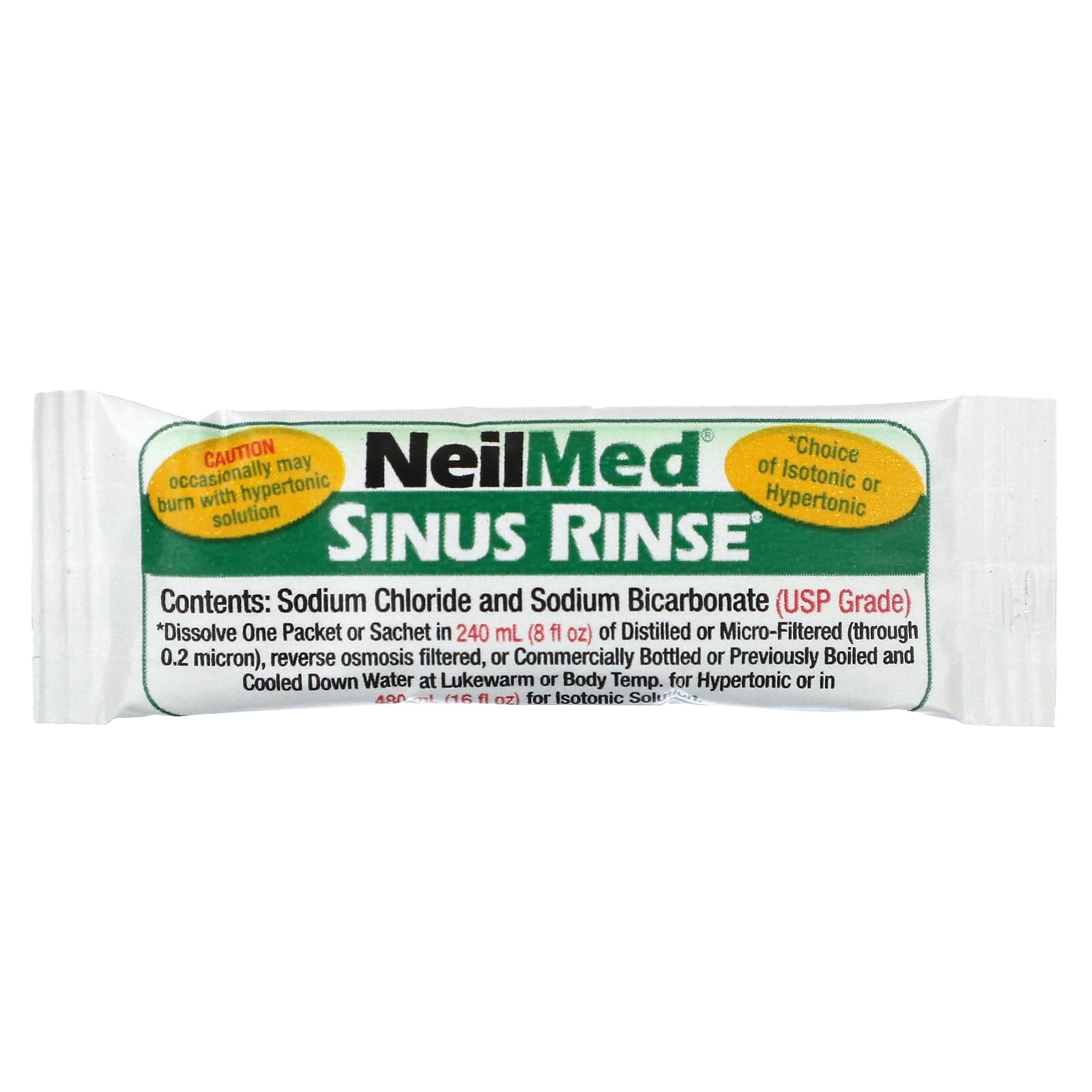 NeilMed, Sinus Rinse, Extra Strength, 70 пакетиков с готовой смесью