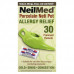 NeilMed, Porcelain Neti Pot, средство от аллергии, 1 фарфоровый нети-горшок, 30 предварительно смешанных пакетиков