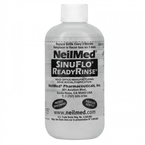 NeilMed, SinuFlo ReadyRinse, смесь для промывания носа, набор из 2 предметов