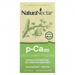 NaturaNectar, p-CA из ультра-зеленого прополиса, 60 мл (2 жидк. унции)
