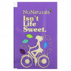 NuNaturals, NuStevia, порошок белой стевии, 1000 пакетиков, 1000 г (2,23 фунта)