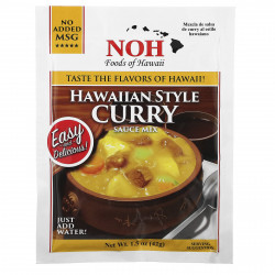 NOH Foods of Hawaii, Смесь для соуса карри по-гавайски, 42 г (1,5 унции)