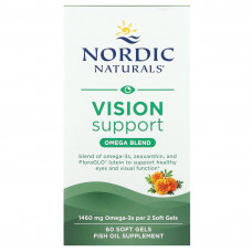 Nordic Naturals, Vision Support, смесь омега кислот для поддержки зрения, 730 мг, 60 капсул