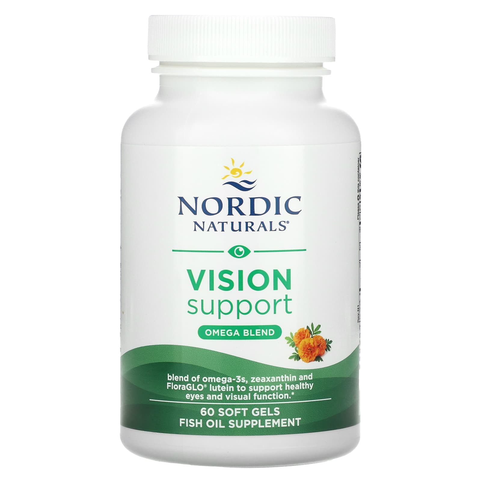 Nordic Naturals, Vision Support, смесь омега кислот для поддержки зрения, 730 мг, 60 капсул