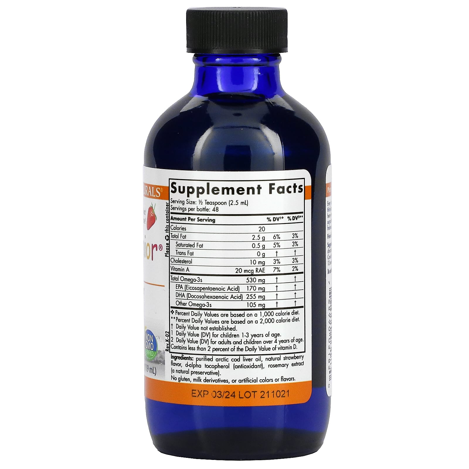 Nordic Naturals, ДГК для детей, для детей старше 1 года, клубника, 119 мл (4 жидк. унции)