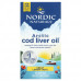 Nordic Naturals, Arctic Cod Liver Oil, жир печени арктической трески, со вкусом лимона, 180 капсул