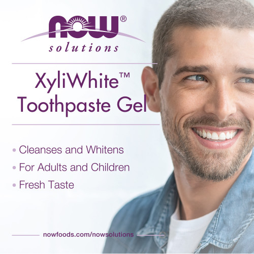 NOW Foods, Solutions, XyliWhite, зубная гель-паста, освежающая мята, 181 г (6,4 унции)