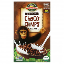 Nature's Path, Envirokidz, Choco Chimps, органический сухой завтрак, шоколад, 284 г (10 унций)