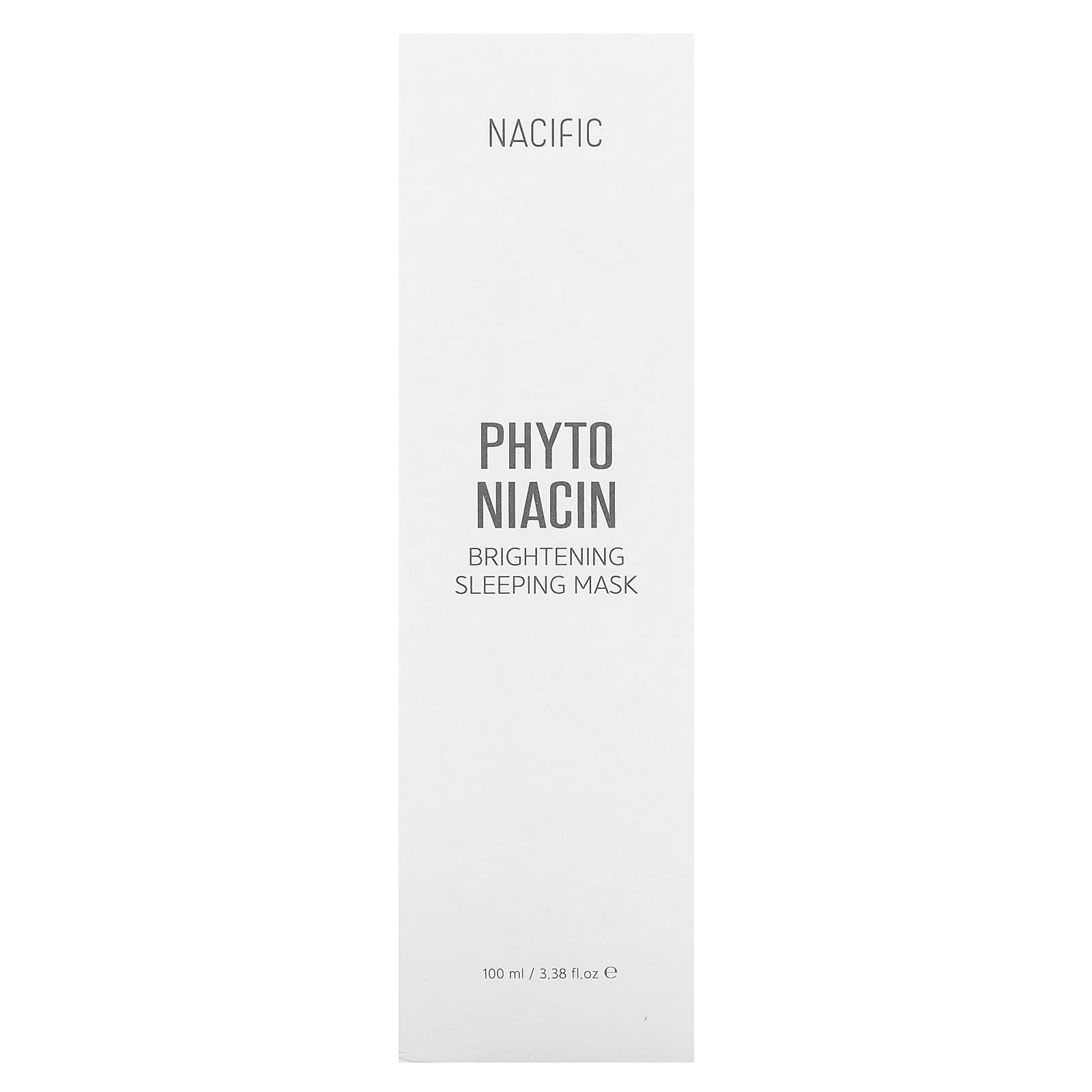 Nacific, Phyto Niacin, осветляющая маска для сна, 100 мл (3,38 жидк. Унции)